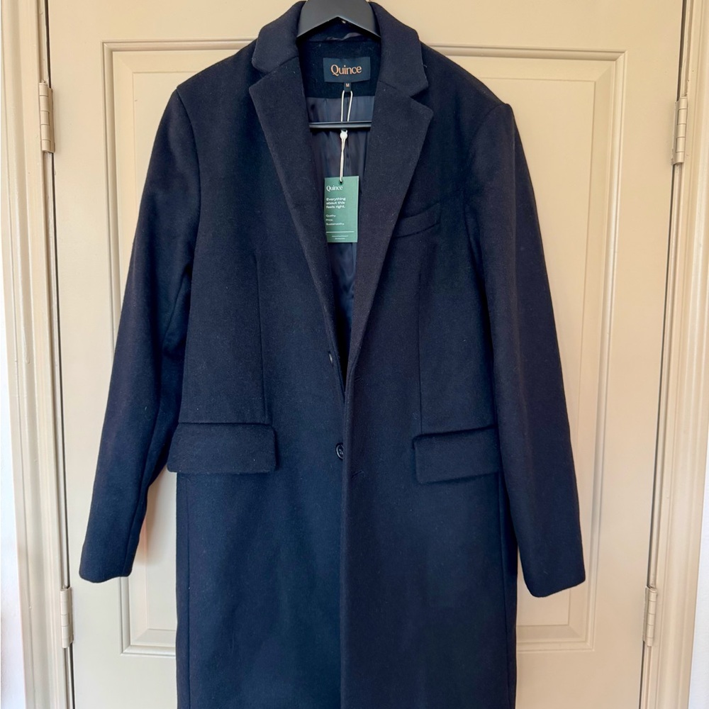 NWT Quince Italian Wool Overcoat